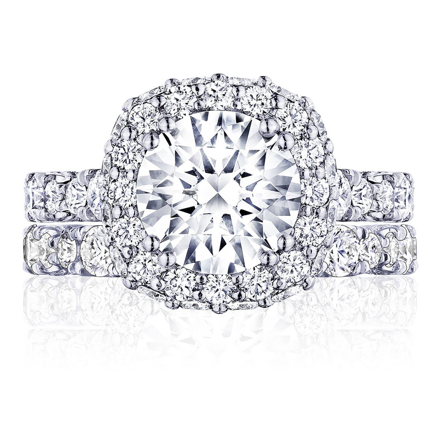 Round Bloom Engagement Ring