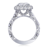 Round Bloom Engagement Ring