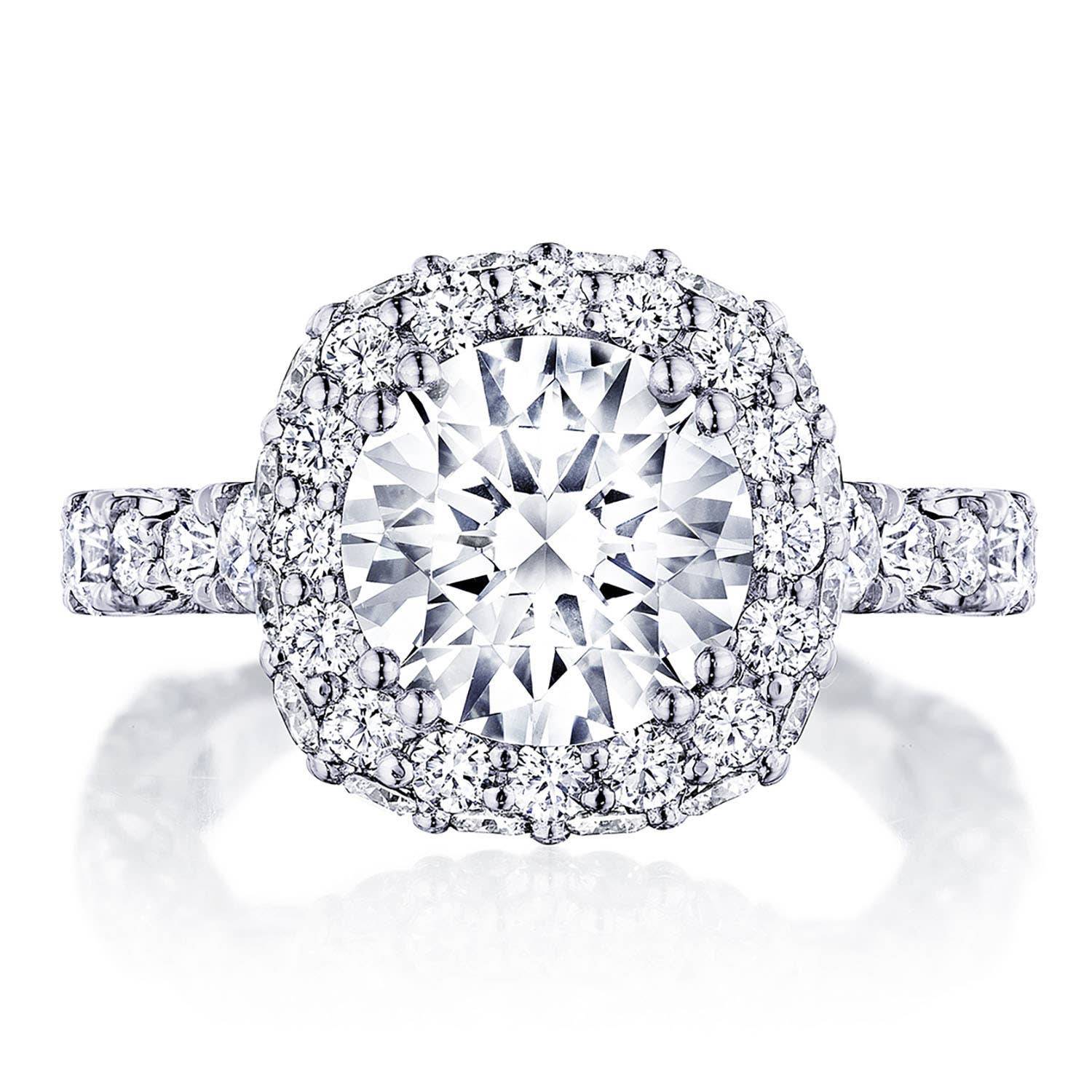 Round Bloom Engagement Ring
