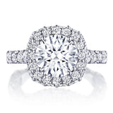 Round Bloom Engagement Ring