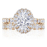 Oval Bloom Engagement Ring