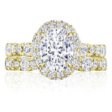 Oval Bloom Engagement Ring