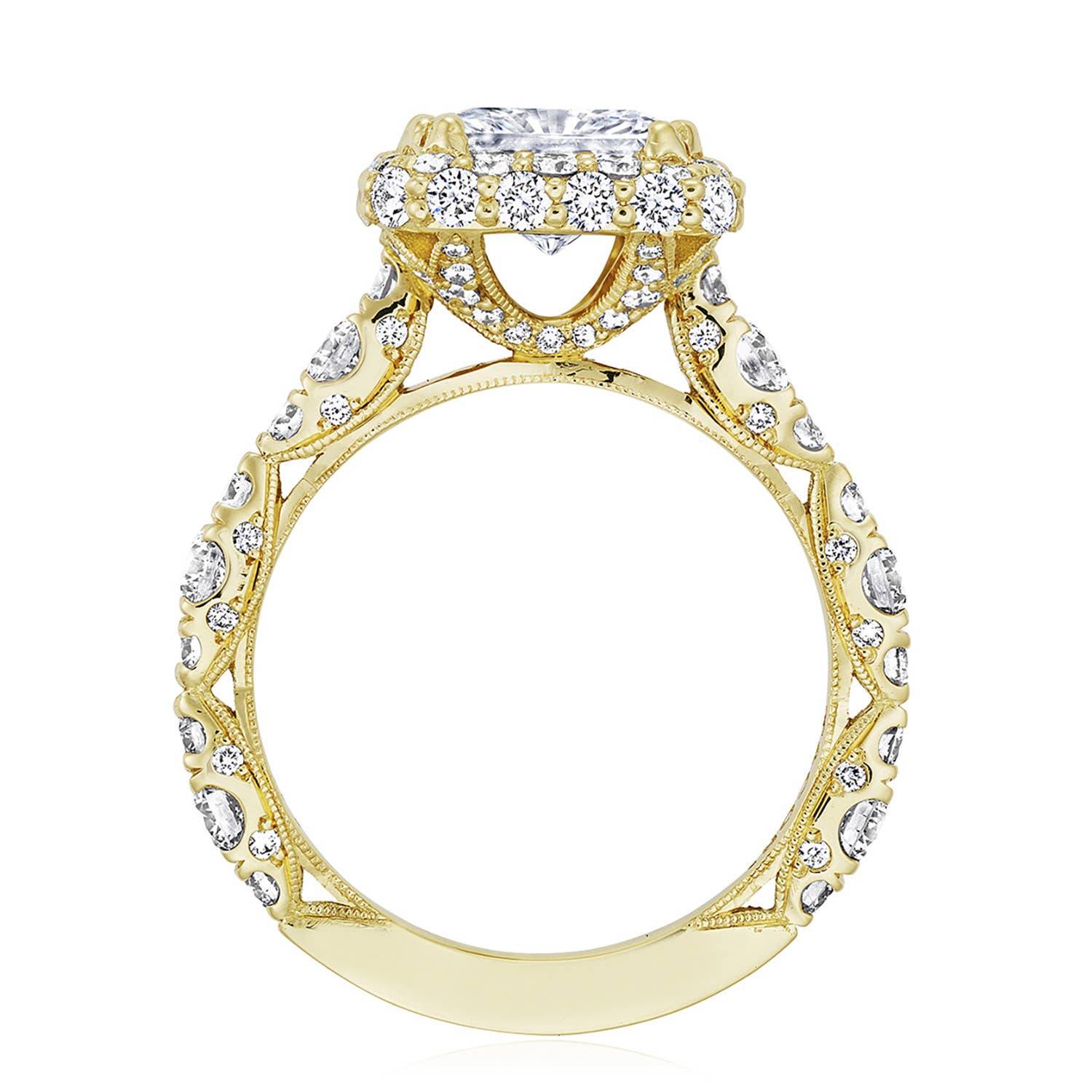 Princess Bloom Engagement Ring