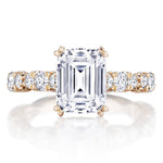 Emerald Solitaire Engagement Ring