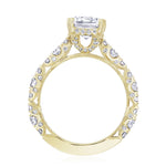 Emerald Solitaire Engagement Ring