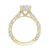Emerald Solitaire Engagement Ring