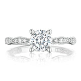 Round Solitaire Engagement Ring