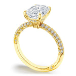 Emerald Solitaire Engagement Ring