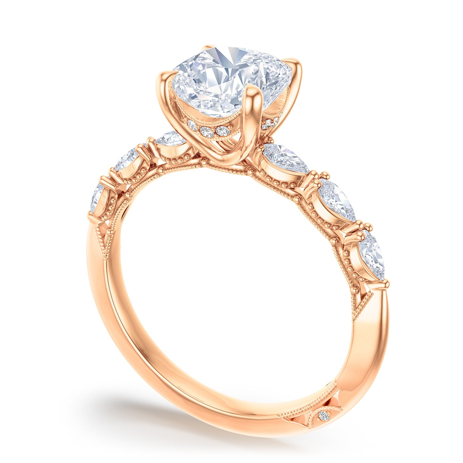 Cushion Solitaire Engagement Ring