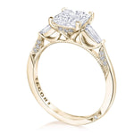 Princess 3-Stone Engagement Ring