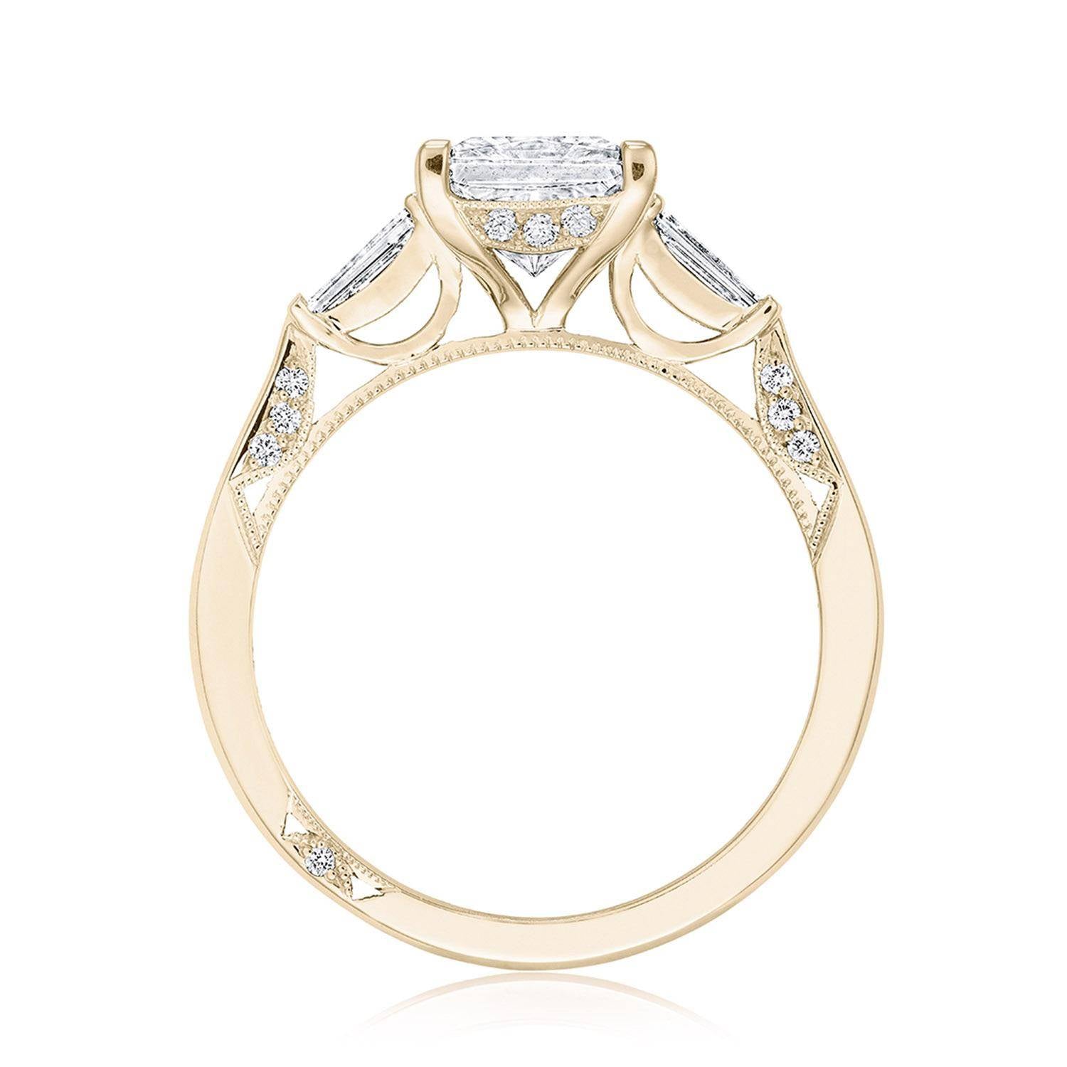 Princess 3-Stone Engagement Ring