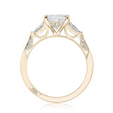 Princess 3-Stone Engagement Ring