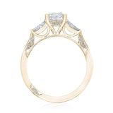 Emerald 3-Stone Engagement Ring
