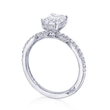 Emerald Solitaire Engagement Ring