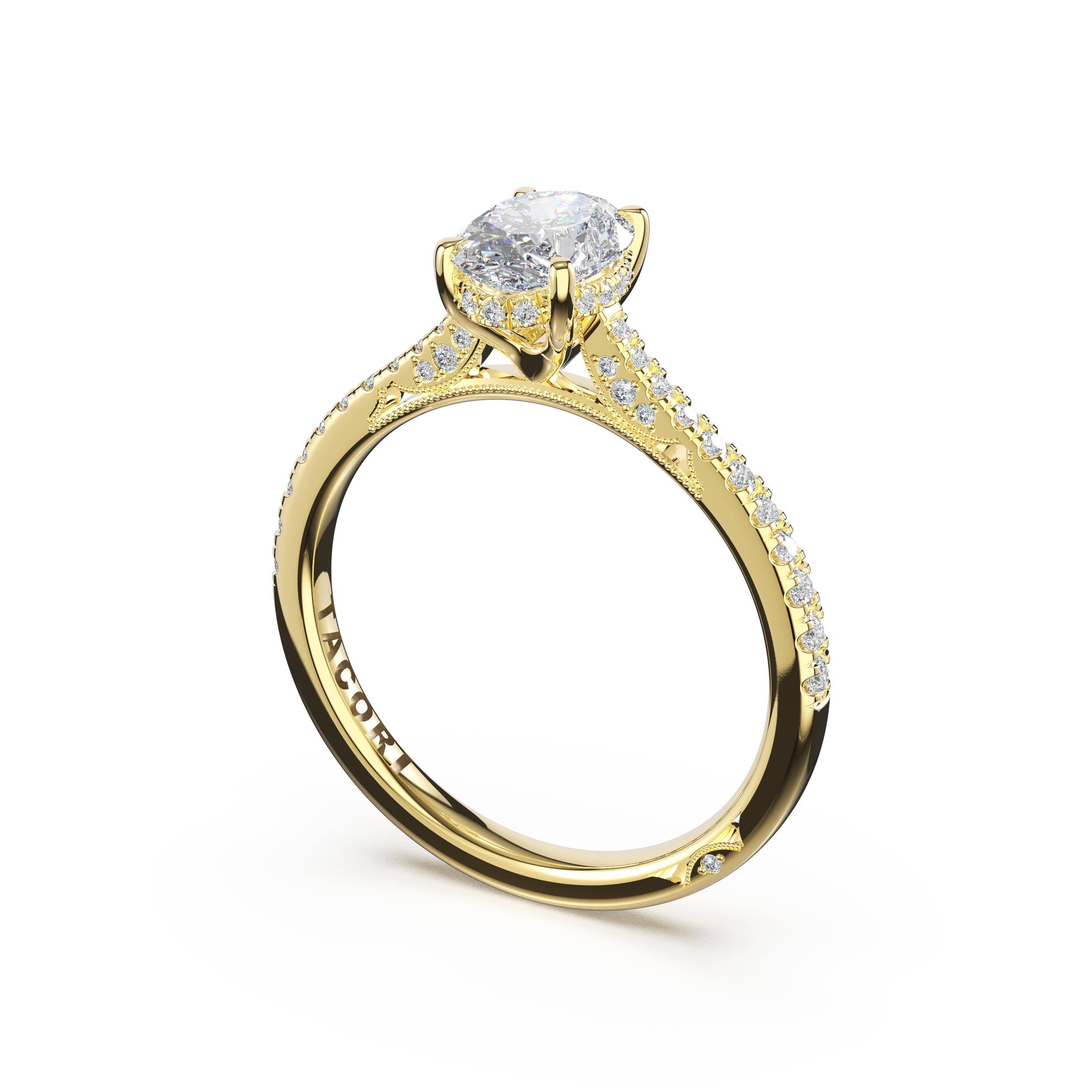 Oval Solitaire Engagement Ring