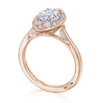 Round Bloom Engagement Ring