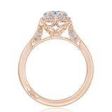 Round Bloom Engagement Ring