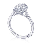 Round Bloom Engagement Ring