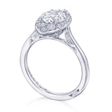 Round Bloom Engagement Ring