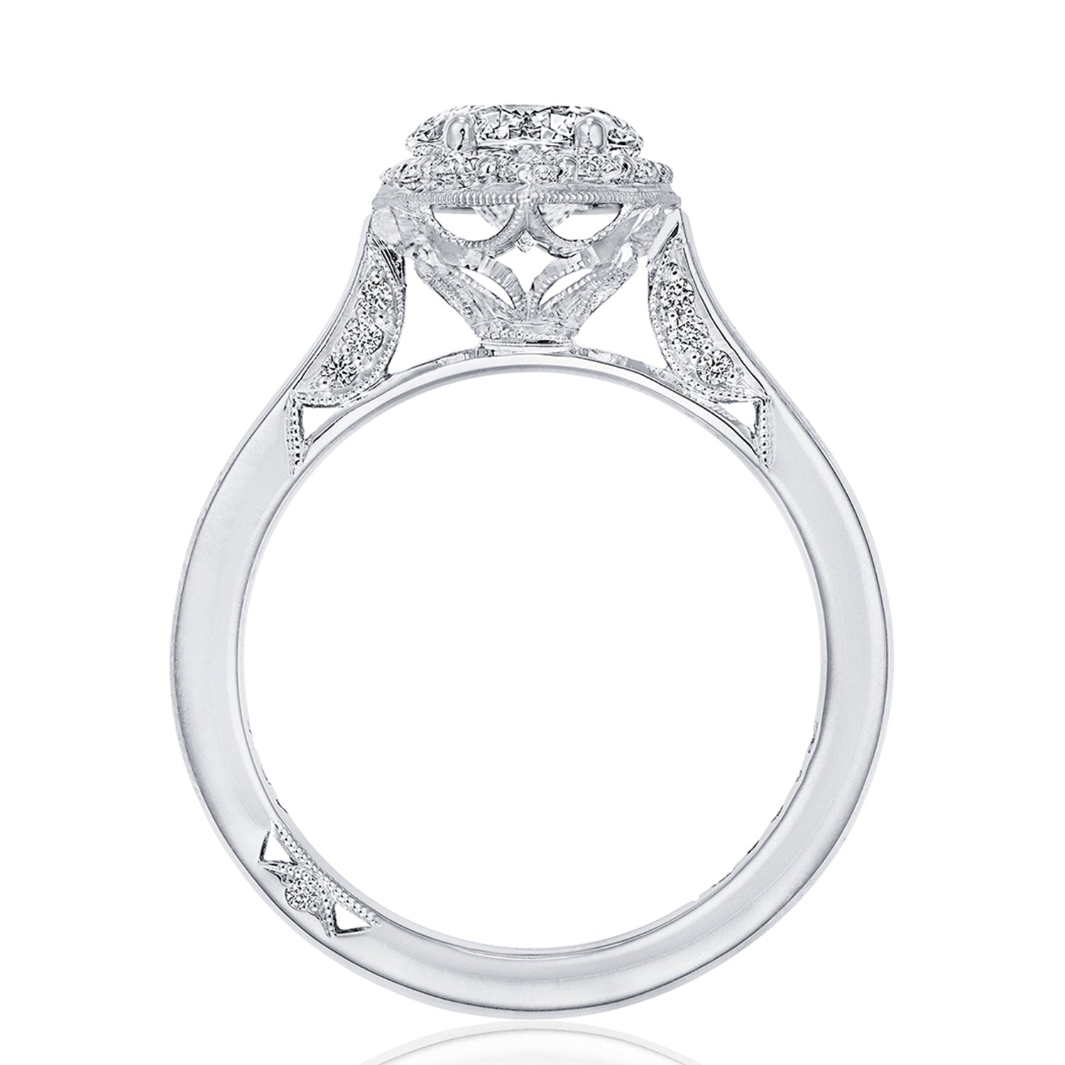 Round Bloom Engagement Ring