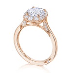 Round Bloom Engagement Ring