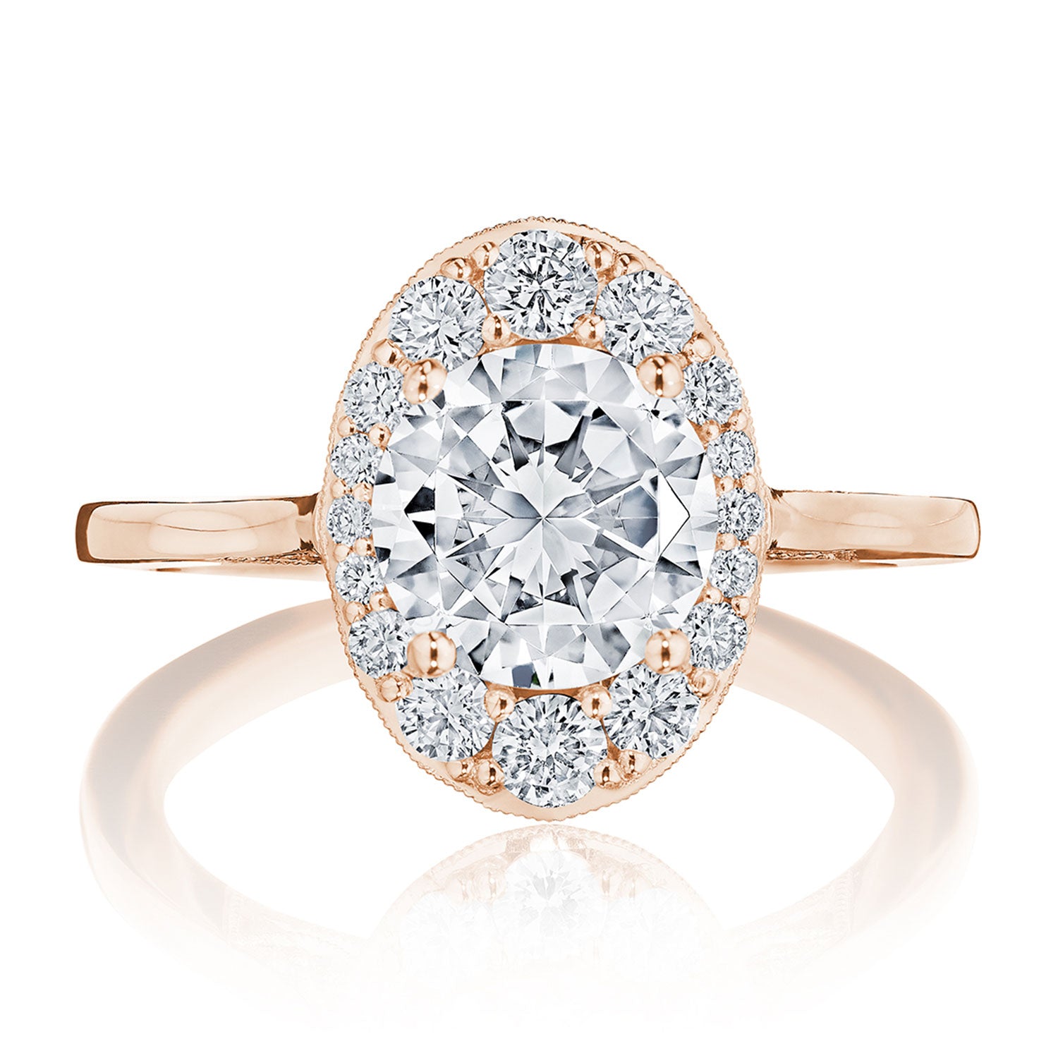 Round Bloom Engagement Ring