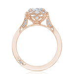 Round Bloom Engagement Ring