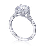 Round Bloom Engagement Ring