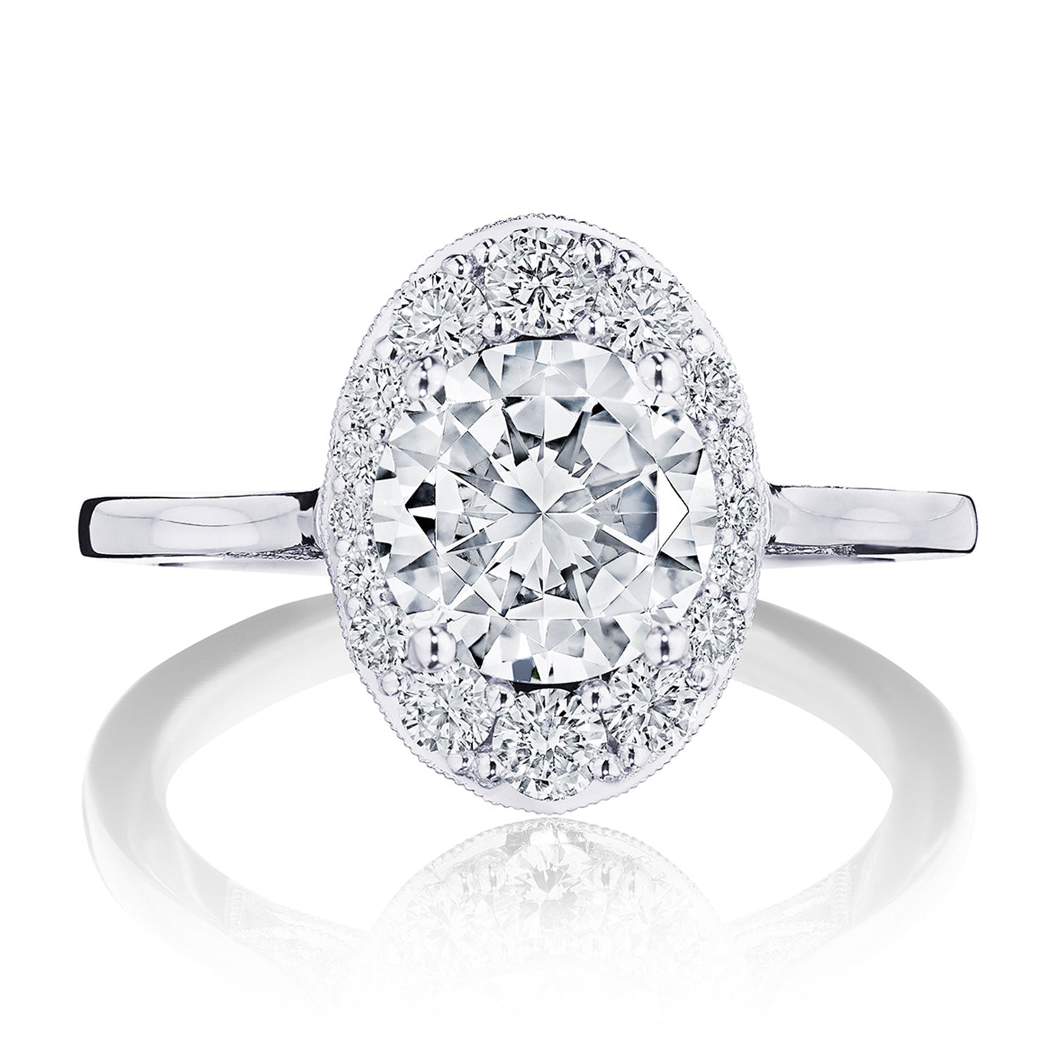 Round Bloom Engagement Ring