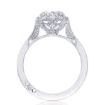 Round Bloom Engagement Ring