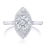 Round Bloom Engagement Ring