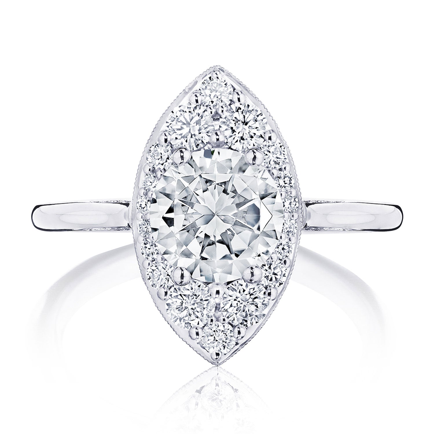 Round Bloom Engagement Ring