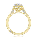 Round Bloom Engagement Ring