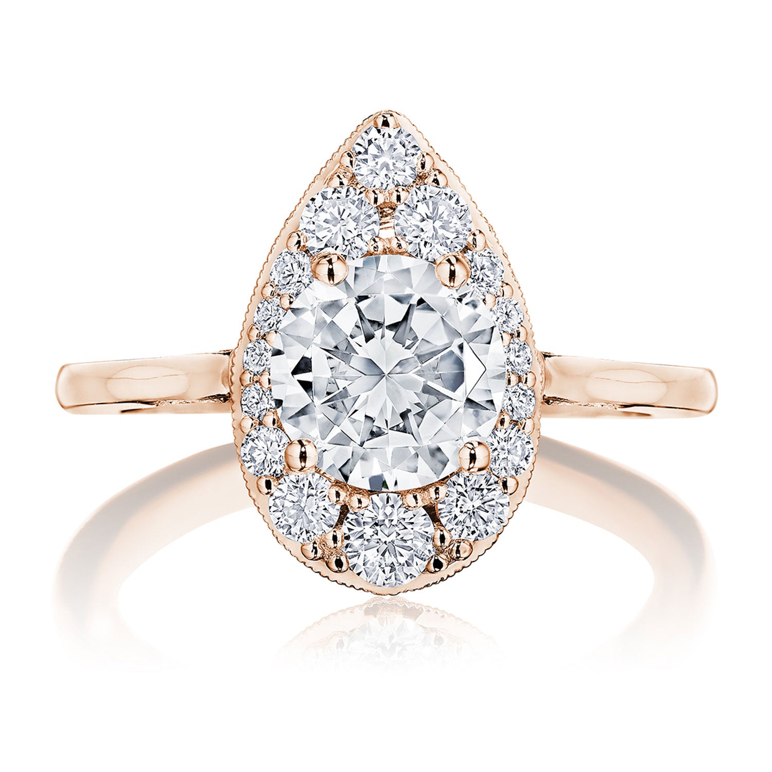 Round Bloom Engagement Ring