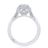 Round Bloom Engagement Ring