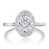 Round Bloom Engagement Ring