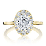 Round Bloom Engagement Ring