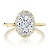 Round Bloom Engagement Ring