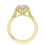 Round Bloom Engagement Ring