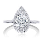 Round Bloom Engagement Ring
