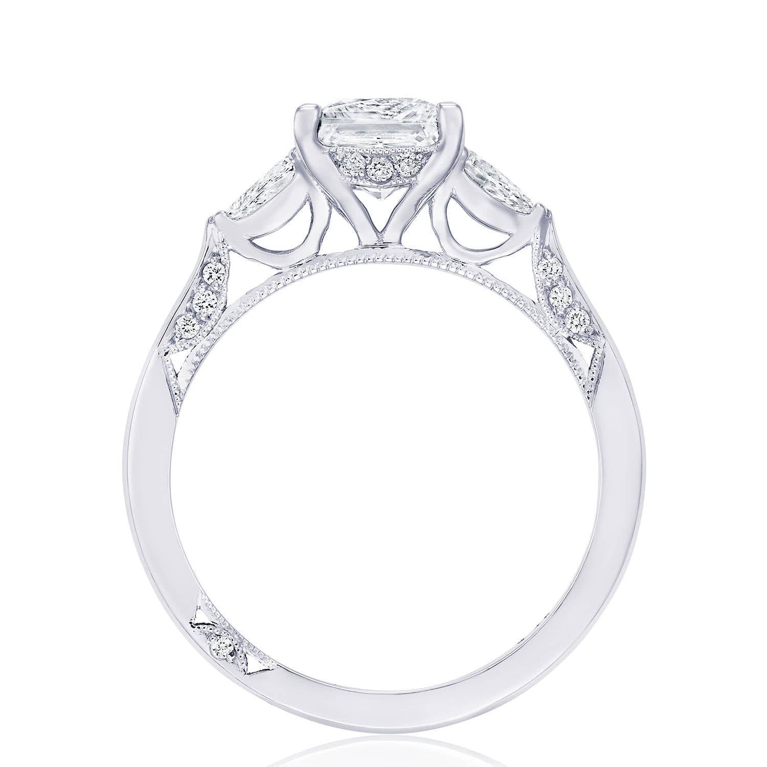 Princess 3-Stone Engagement Ring