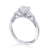 Round 3-Stone Engagement Ring