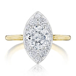 Round Bloom Engagement Ring