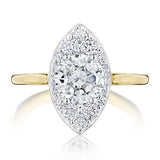 Round Bloom Engagement Ring