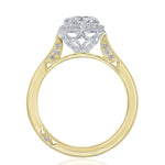 Round Bloom Engagement Ring