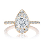 Round Bloom Engagement Ring
