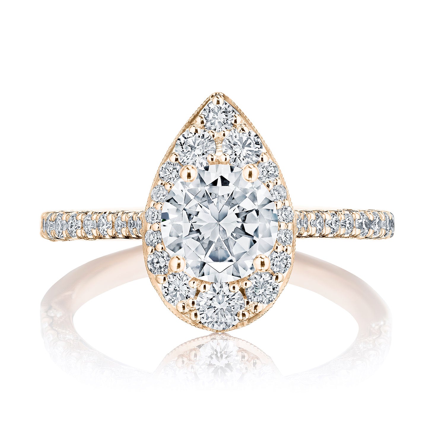 Round Bloom Engagement Ring
