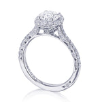 Round Bloom Engagement Ring