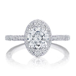 Round Bloom Engagement Ring