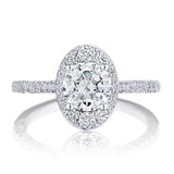 Round Bloom Engagement Ring